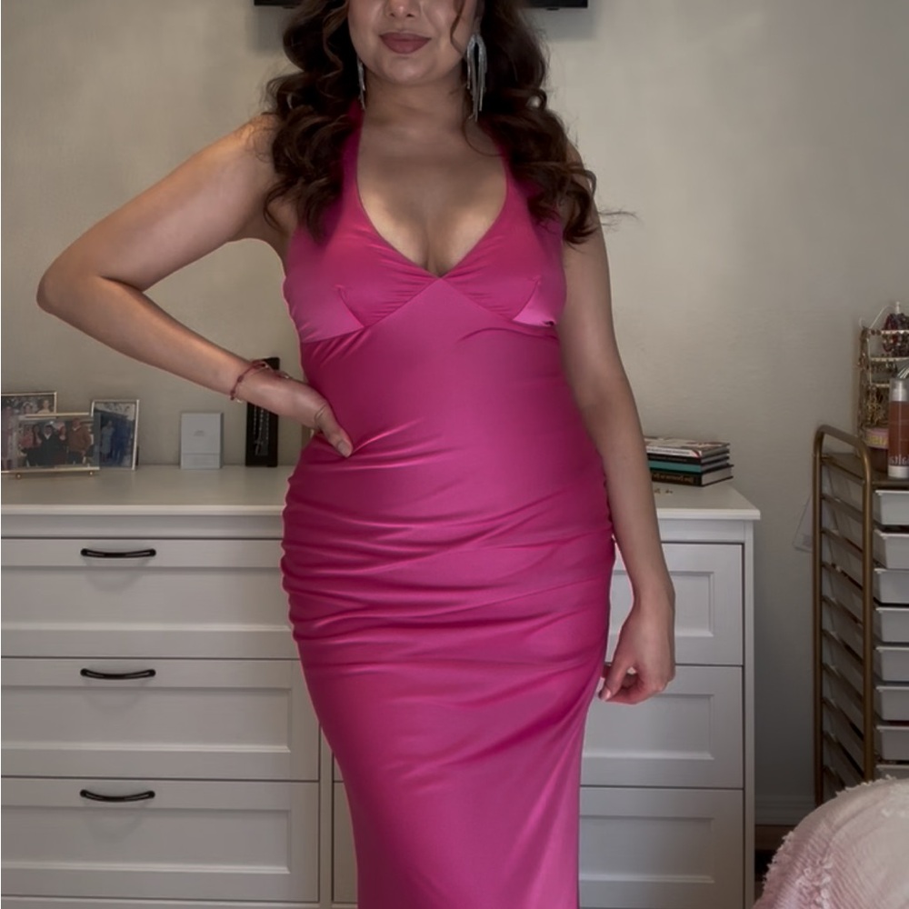 Macy's Pink Maxi Dress